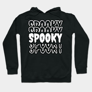 Spooky Halloween Minimalist - Sleek Spooky Design Hoodie